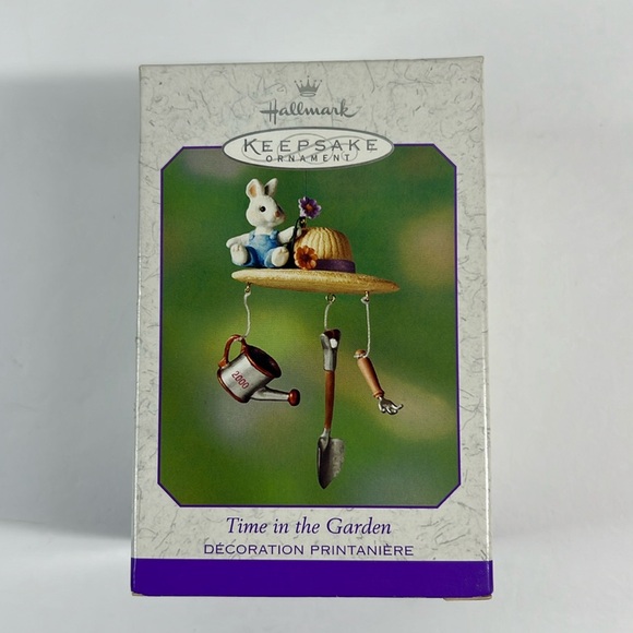 Hallmark Keepsake Ornament Time in the Garden Handcrafted Cast Metal - Picture 2 of 7